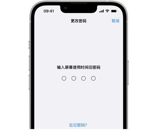 云浮iPhone屏幕维修分享iPhone屏幕使用时间密码忘记了怎么办 