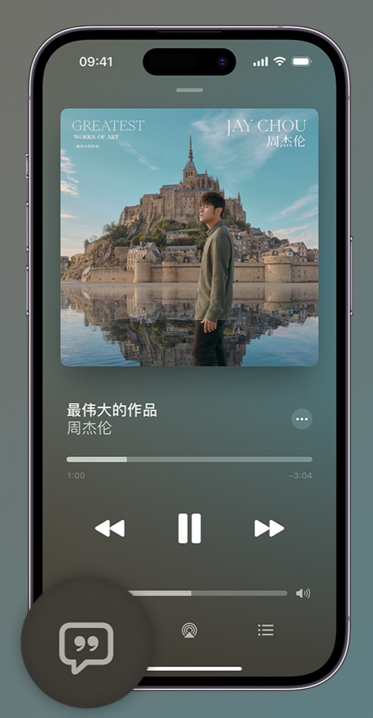 云浮iphone维修分享如何在iPhone上使用Apple Music全新唱歌功能 